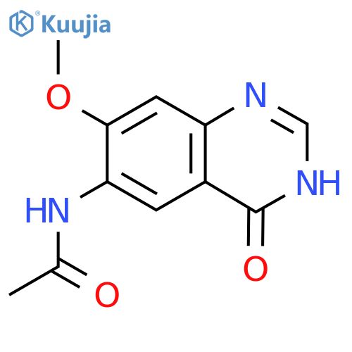 N-(7-Methoxy-4-oxo-3,4-dihydroquinazolin-6-yl)acetamide structure