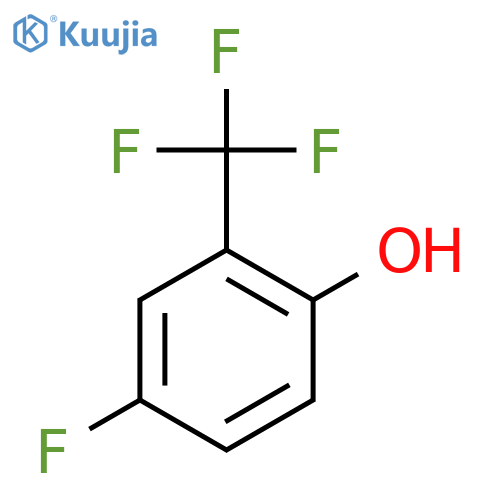 4-FLUORO-2-(TRIFLUOROMETHYL)PHENOL structure