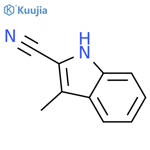 3-Methyl-1H-indole-2-carbonitrile structure