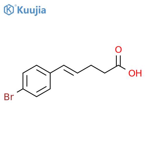4-Pentenoic acid, 5-(4-bromophenyl)-, (4E)- structure