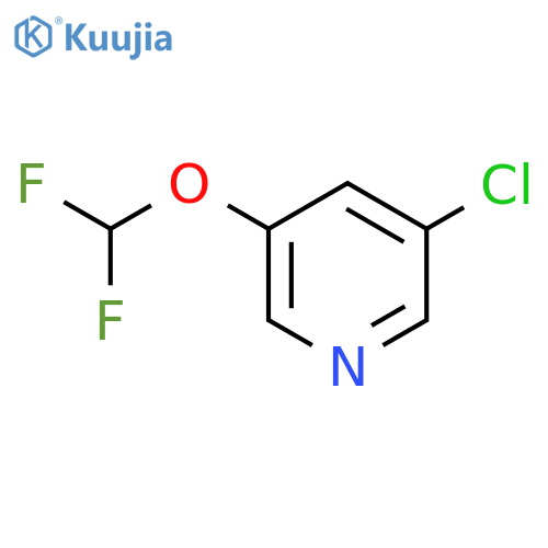 3-chloro-5-(difluoromethoxy)-Pyridine structure