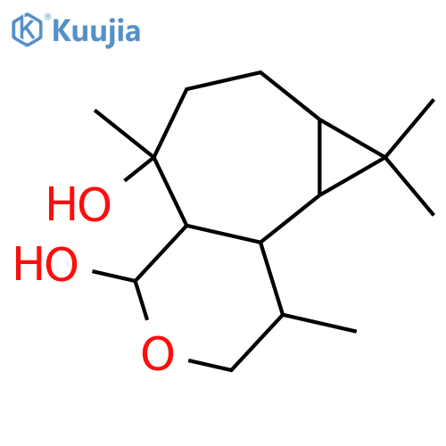 2,3-Epoxy-2,3-seco-2,10-aromadendranediol; (1β,2α,4α,5β,6α,7α,10α)-form structure