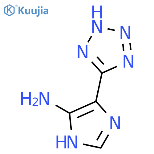 1H-Imidazol-5-amine,4-(2H-tetrazol-5-yl)- structure