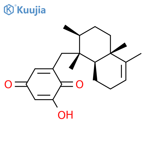 2,5-Cyclohexadiene-1,4-dione,2-hydroxy-6-[[(1R,2S,4aS,8aS)-1,2,3,4,4a,7,8,8a-octahydro-1,2,4a,5-tetramethyl-1-naphthalenyl]methyl]- structure