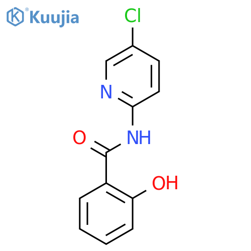 Benzamide, N-(5-chloro-2-pyridinyl)-2-hydroxy- structure