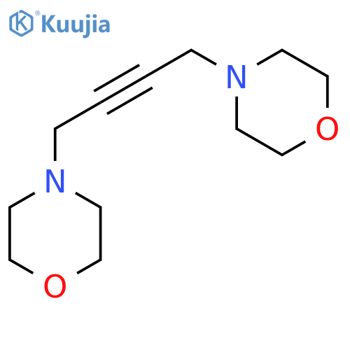 Morpholine,4,4'-(2-butyne-1,4-diyl)bis- structure