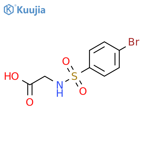 2-(4-Bromophenylsulfonamido)acetic acid structure