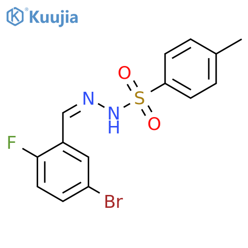 N'-(5-Bromo-2-fluorobenzylidene)-4-methylbenzenesulfonohydrazide structure