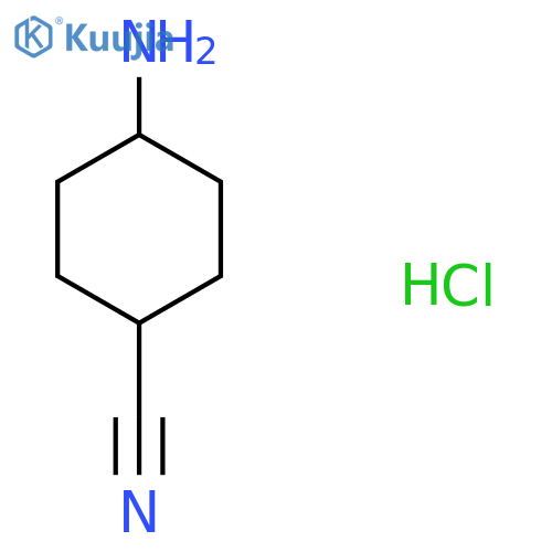 4-Aminocyclohexanecarbonitrile hydrochloride structure