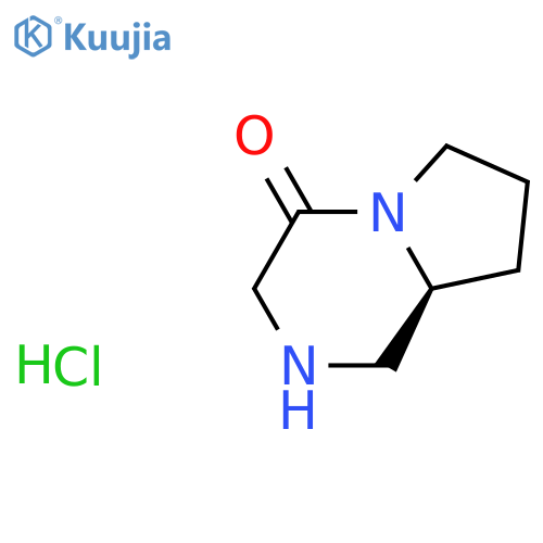 (S)-Hexahydro-pyrrolo[1,2-a]pyrazin-4-one hydrochloride structure