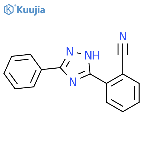 2-(3-Phenyl-1H-1,2,4-triazol-5-yl)benzonitrile structure