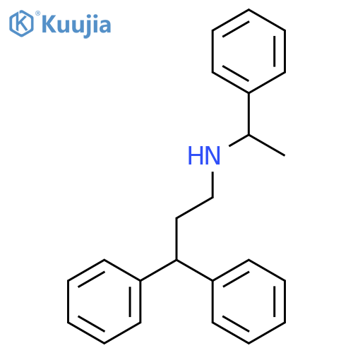 3,3-Diphenyl-N-(1-phenylethyl)propan-1-amine structure