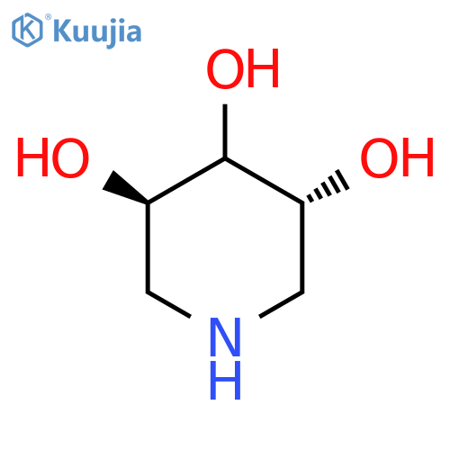 3,4,5-Piperidinetriol, (3R,5R)- structure