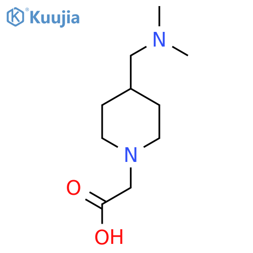 (4-Dimethylaminomethyl-piperidin-1-yl)-acetic acid structure