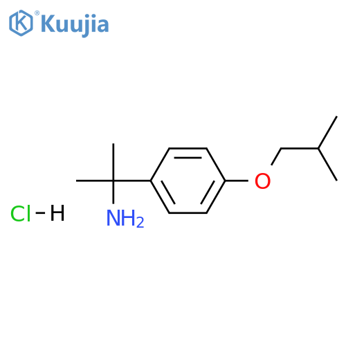 2-4-(2-methylpropoxy)phenylpropan-2-amine hydrochloride structure