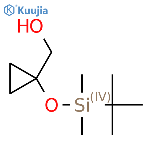 1-(t-Butyldimethylsiloxy)cyclopropylmethanol structure