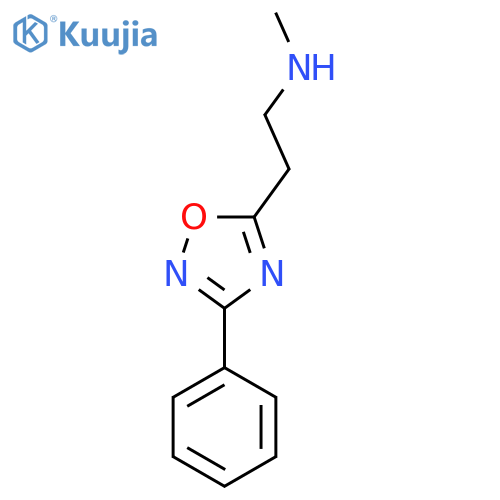 methyl2-(3-phenyl-1,2,4-oxadiazol-5-yl)ethylamine structure