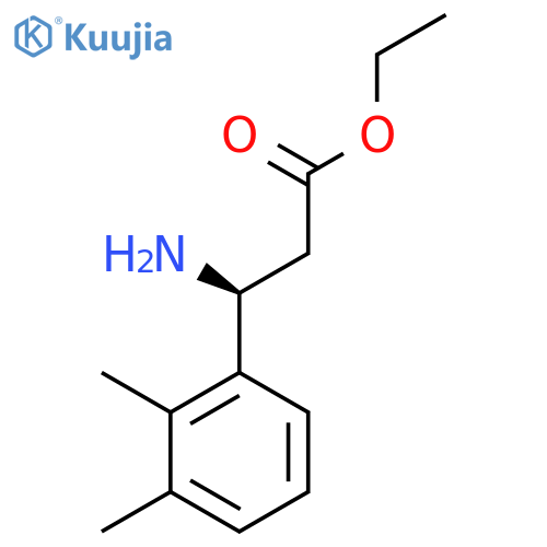 ethyl (3S)-3-amino-3-(2,3-dimethylphenyl)propanoate structure