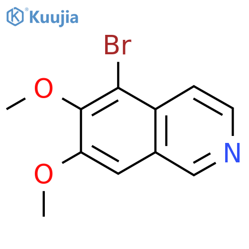 5-Bromo-6,7-dimethoxyisoquinoline structure