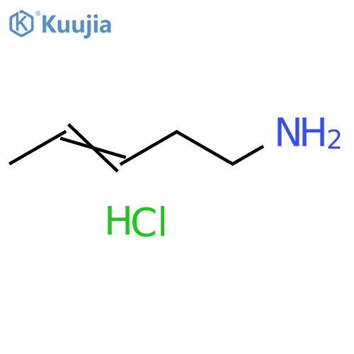 pent-3-en-1-amine hydrochloride structure