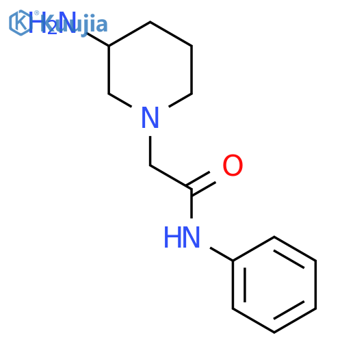 2-(3-Aminopiperidin-1-yl)-N-phenylacetamide structure