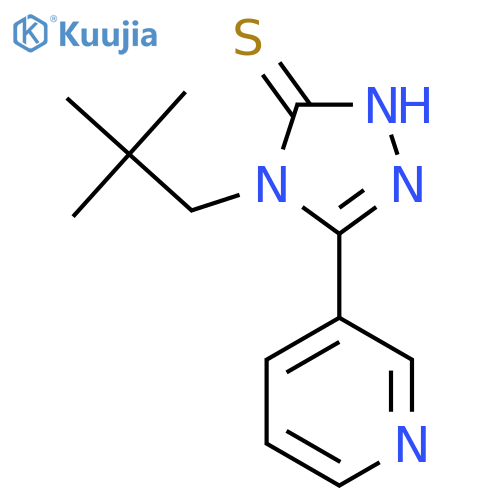 4-Neopentyl-5-(pyridin-3-yl)-4h-1,2,4-triazole-3-thiol structure