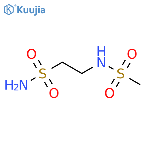 2-Methanesulfonamidoethane-1-sulfonamide structure