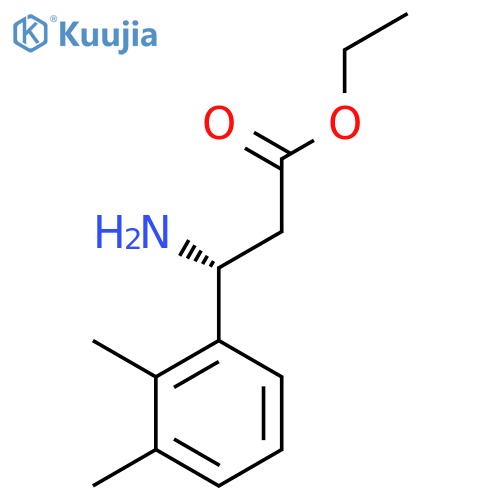 ethyl (3R)-3-amino-3-(2,3-dimethylphenyl)propanoate structure