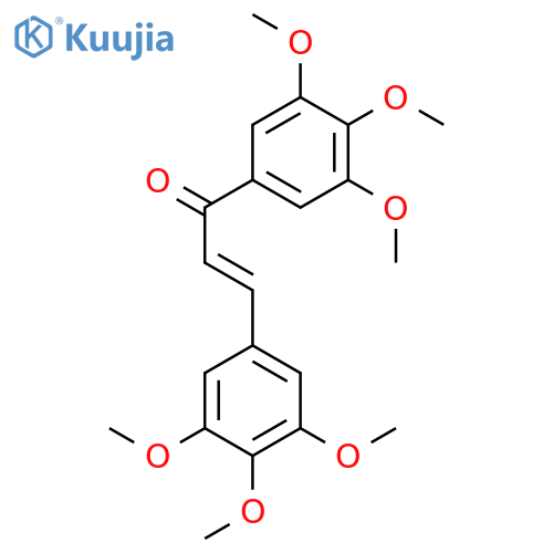 2-Propen-1-one, 1,3-bis(3,4,5-trimethoxyphenyl)-, (2E)- structure