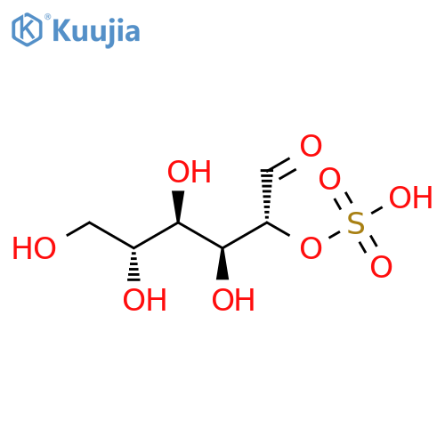 D-Glucose, 2-(hydrogen sulfate) structure