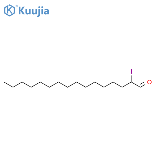 Hexadecanal, 2-iodo- structure