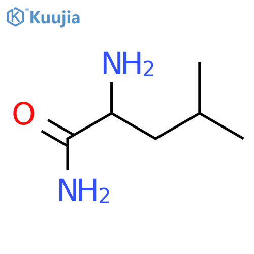 2-amino-4-methylpentanamide structure
