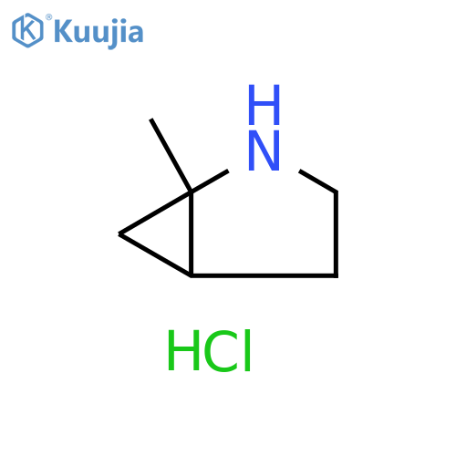 2-Azabicyclo[3.1.0]hexane, 1-methyl-, hydrochloride (1:1) structure