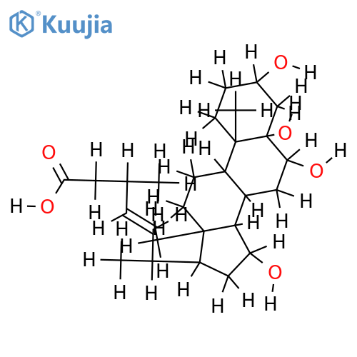 (3beta,5alpha,6beta,15alpha,22E,24S)-27-Nor-3,5,6,15-tetrahydroxyergost-22-en-26-oic acid structure