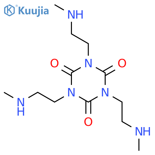 1,3,5-Triazine-2,4,6(1H,3H,5H)-trione,1,3,5-tris[2-(methylamino)ethyl]- structure