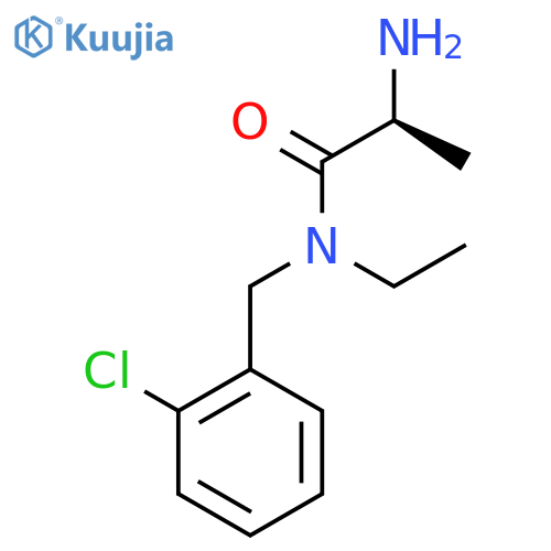 (S)-2-Amino-N-(2-chloro-benzyl)-N-ethyl-propionamide structure