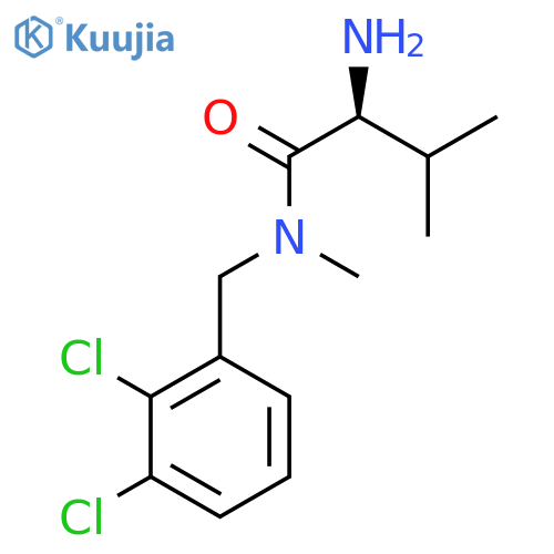 (S)-2-Amino-N-(2,3-dichloro-benzyl)-3,N-dimethyl-butyramide structure