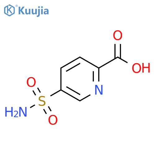 5-sulfamoylpyridine-2-carboxylic acid structure