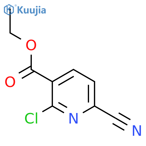 Ethyl 2-chloro-6-cyanonicotinate structure