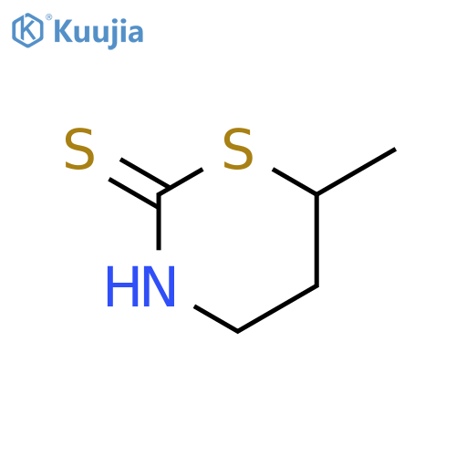 2H-1,3-Thiazine-2-thione, tetrahydro-6-methyl- structure