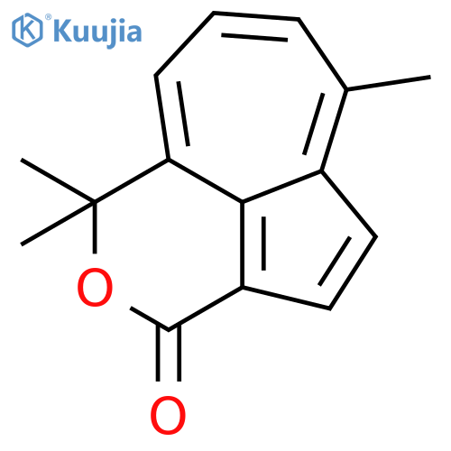 1,1,6-trimethylazuleno[1,8-cd]pyran-3(1H)-one structure
