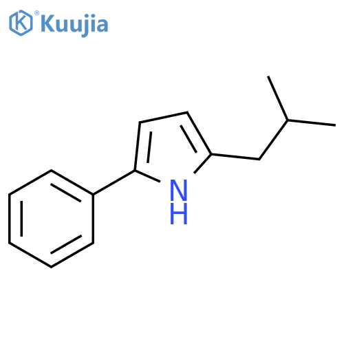 2-Isobutyl-5-phenyl-1H-pyrrole structure