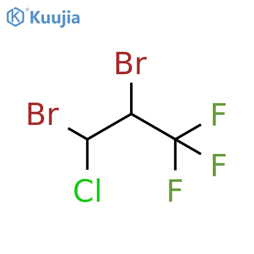 2,3-Dibromo-3-chloro-1,1,1-trifluoropropane structure