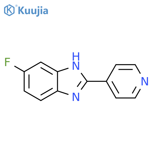 5-Fluoro-2-(4-pyridyl)-1h-benzimidazole structure