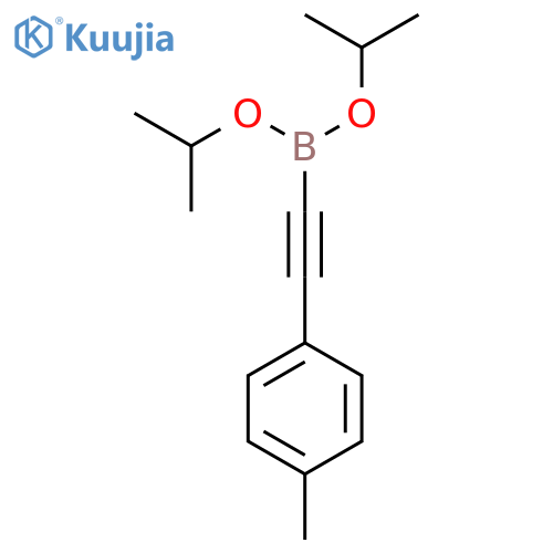 Diisopropyl (p-tolylethynyl)boronate structure