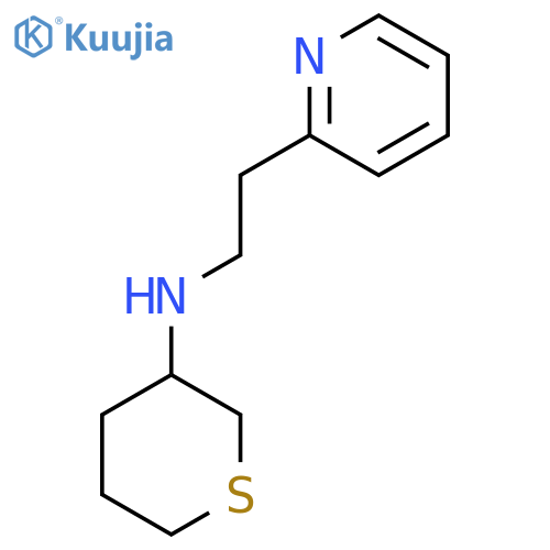 N-[2-(Pyridin-2-yl)ethyl]thian-3-amine structure