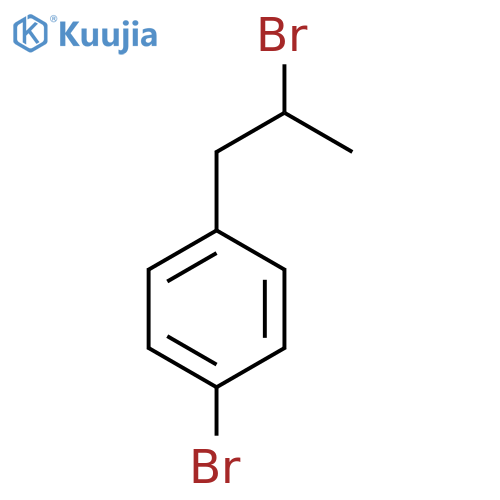 1-bromo-4-(2-bromopropyl)benzene structure