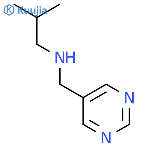 (2-Methylpropyl)[(pyrimidin-5-yl)methyl]amine structure
