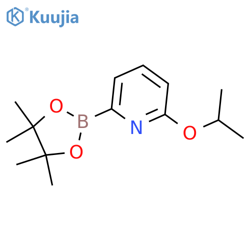 2-Isopropoxy-6-(4,4,5,5-tetramethyl-1,3,2-dioxaborolan-2-yl)pyridine structure