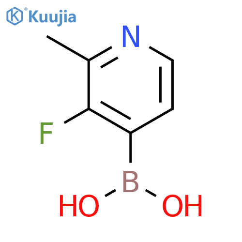 3-Fluoro-2-methylpyridin-4-yl Boronic Acid structure
